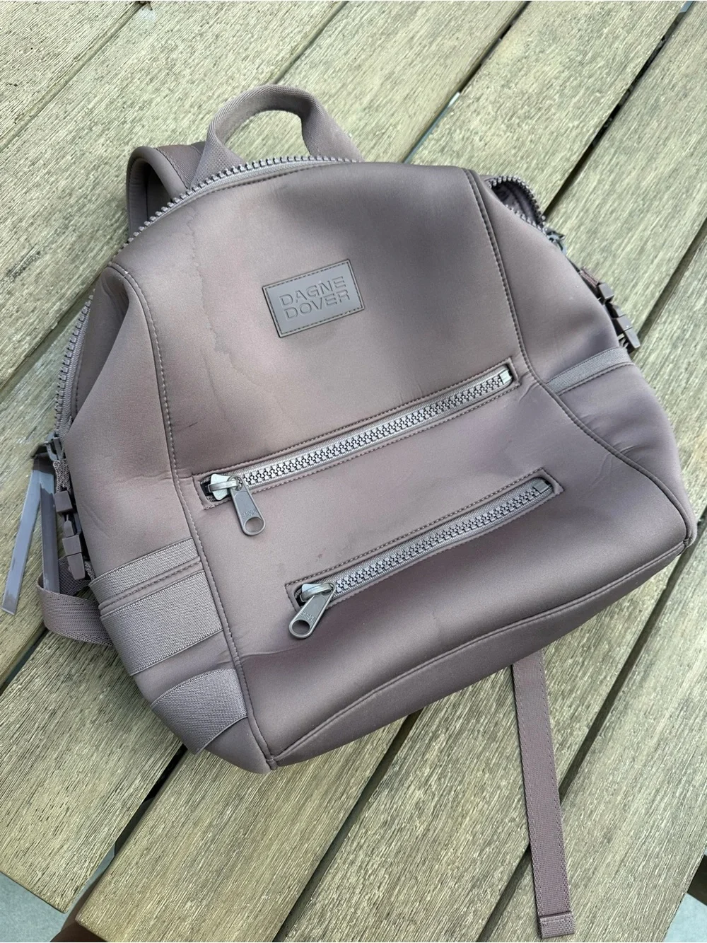 Dagne Dover Indi Medium Neoprene Diaper Backpack - Mauve